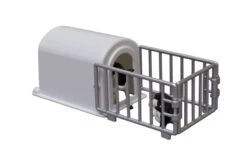 Kidsglobe Kalverhut Met Kalfjes Schaal 1:32 -Speelwereld Winkel kalverhut kalveriglo kidsglobe