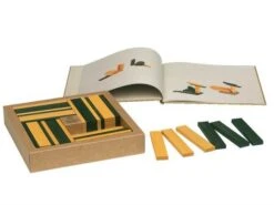 Kapla CJ40 Bouwplankjes Geel/Groen + Boek -Speelwereld Winkel kapla CJ 40 stuks geel groen met boek 1