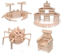 Kapla C100 Wooden Box 100 Delig 8 Kapla C100 Wooden Box 100 Delig -Speelwereld Winkel kapla bouwplankjes 4 3