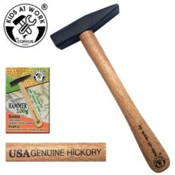 Kids At Work Kinderhamer Bankhamer 100 Gr Kindergereedschap -Speelwereld Winkel kids at work hamer bankhamer 100 gram hickory steel kindergereedschap 1 1