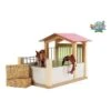 Kidsglobe Paardenbox Paardenstal 1 Box Rose/Wit 1 Kidsglobe Paardenbox Paardenstal 1 Box Rose/Wit -Speelwereld Winkel kids globe 610206 paardenbox roze paardenstal 8713219361238