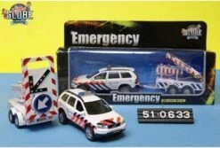 Kidsglobe Politie Auto Volvo XC90 Met Aktiewagen En Accessoires -Speelwereld Winkel kidsglobe 510633 politie volvo xc90 met pijlwagen aktiewagen aanhangwagen 6