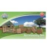 KidsGlobeBoerderij Accessoireset19pc Schaal 1:32 -Speelwereld Winkel kidsglobe accessoireset 19 delig boerderijset hekkenpalletshooibalen