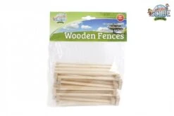 Kidsglobe Houten-Afrasteringshekken 4xdubbel Schaal:1:24 -Speelwereld Winkel kidsglobe houten hekken fences 4x schaal 1 op 24