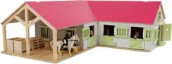 Kidsglobe Paardenstal Met 4 Boxen En Berging Rose/Wit 13 Kidsglobe Paardenstal Met 4 Boxen En Berging Rose/Wit -Speelwereld Winkel kidsglobe paardenstal hoekmodel 8713219362167 1