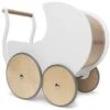 Poppenwagen – Duwkar Kinderfeets Pram -Speelwereld Winkel kinderfeets poppenwagen wit 1