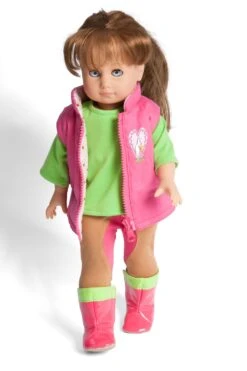 Paardrijd Outfit 3-delig Mt. 28 – 35 Cm. -Speelwereld Winkel kledingset pop pardrijden heless 1500 2500 2