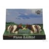Koeien Set Van 2 Stuks Roodbont Liggend Kidsglobe Schaal 1 : 32 -Speelwereld Winkel koeien roodbont kids globe farming 571876 1
