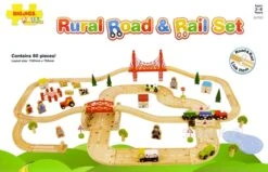 BigJigs BJT021 Landelijke Road & Railset 9 BigJigs BJT021 Landelijke Road & Railset -Speelwereld Winkel landelijke road railset bigjigs bjt021 2