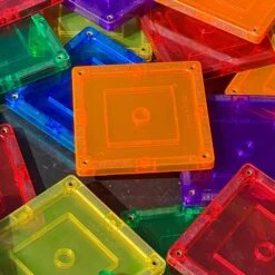 Magnetic Tiles SquarePack 36 LearnGrowToys Magnetisch Speelgoed -Speelwereld Winkel learn and grow magnetic tiles vierkant 36 stuks magnetisch speelgoed 3