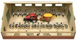 Kidsglobe Loopstal Koeienstal 1 : 32 10 Kidsglobe Loopstal Koeienstal 1 : 32 -Speelwereld Winkel liboxenstal kidsglobe 610540 1 1