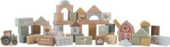 Little Dutch LD7145 Houten Blokkenton Little Farm FSC -Speelwereld Winkel little dutch 7145 bouwblokken little farm fsc 5