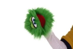 Handpop Kletskop Babbelkous Groen Living Puppets -Speelwereld Winkel living puppets W807 Plappermaul babbelkous 2 scaled 1