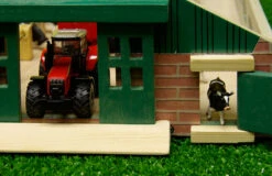 Kidsglobe Ligboxenstal Koeienstal 1 : 87 -Speelwereld Winkel loopstal kidsglobe 610492 2