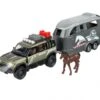 Majorette LandRover Met Paardentrailer Met Licht En Geluid 1 Majorette LandRover Met Paardentrailer Met Licht En Geluid -Speelwereld Winkel majorette landrover land rover horse carrier paardentrailer 213776000 1