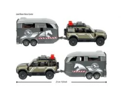 Majorette LandRover Met Paardentrailer Met Licht En Geluid -Speelwereld Winkel majorette landrover land rover horse carrier paardentrailer 213776000 3