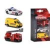 Majorette Set SOS Cars Politie Brandweer En Ambulance NL