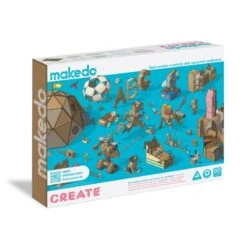 Makedo Create 260 Onderdelen Gereedschapset Voor Karton Kindergereedschap -Speelwereld Winkel makedo create 260 onderdelen 2