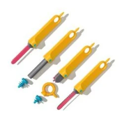 Makedo Discover 126 Gereedschapsset Voor Karton Kindergereedschap -Speelwereld Winkel makedo explore 126 Tools set karton knutselset 300x300 1