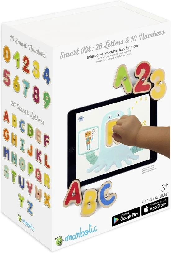 Marbotic Bundel Smart Letters & Numbers 3 Marbotic Bundel Smart Letters & Numbers