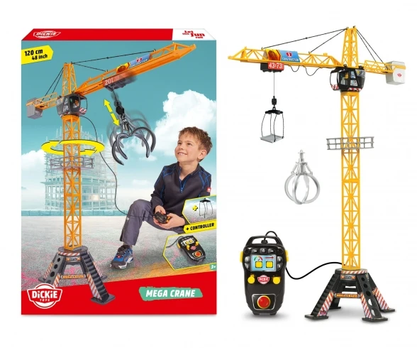 Mega Hijskraan Torenkraan 120 Cm Met Accessoires Simba-Dickie 5 Mega Hijskraan Torenkraan 120 Cm Met Accessoires Simba-Dickie - Afbeelding 3