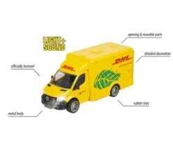 Majorette Mercedes Benz Sprinter DHL Auto -Speelwereld Winkel mercedes benz sprinter dhl majorette 213742000 3