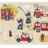 Noppenpuzzel Brandweer -Speelwereld Winkel noppenpuzel brandweer goki 57907