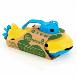 Green Toys Green-Toys Onderzeeer Geel Met Blauw Handvat 9 Green Toys Green-Toys Onderzeeer Geel Met Blauw Handvat -Speelwereld Winkel onderzeeer blauw handvat green toys 3