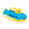 Green Toys Green-Toys Onderzeeer Blauw Met Geel Handvat -Speelwereld Winkel onderzeeer geel handvat green toys