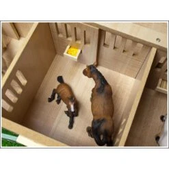 Kids-Globe Paardenstal Met 7 Boxen Kidsglobe -Speelwereld Winkel paardenstal kidsglobe 610595 2 1