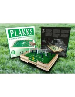 Plakks Tafel Voetbalspel Paaltjesvoetbal -Speelwereld Winkel plakks mini voetbalspel houten tafel voetbalspel paaltjes voetbalspel grassfield