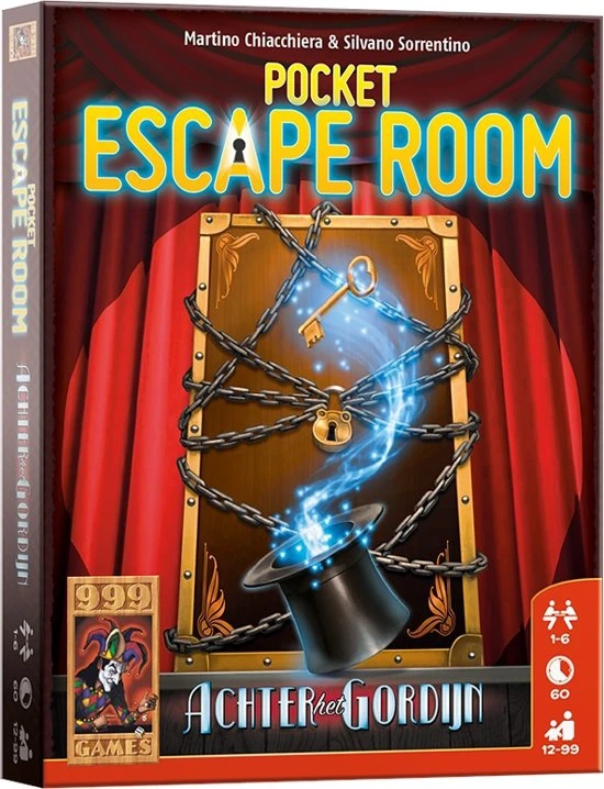 Pocket Escape Room: Achter Het Gordijn 4 Pocket Escape Room: Achter Het Gordijn - Afbeelding 2