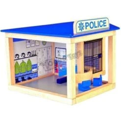 Pintoy Houten Politiebureau -Speelwereld Winkel politie bureau pintoy 10584 1 1