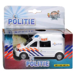 Politiebus, Pull Back Met Licht En Geluid. 7 Politiebus, Pull Back Met Licht En Geluid. -Speelwereld Winkel politiebus kidsglobe 510711 1 1
