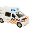 Politiebus, Pull Back Met Licht En Geluid. -Speelwereld Winkel politiebus kidsglobe 510711