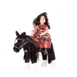 Pony Zwart Gotz Schofthoogte-37-cm. -Speelwereld Winkel pony zwart gotz 3402783 2