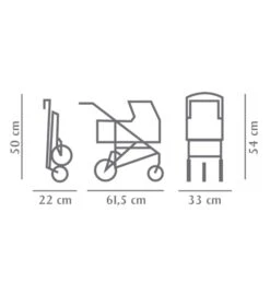 3-wielige Poppenbuggy Gotz Happy Flower -Speelwereld Winkel poppenbuggy happy flower gorz 3402380 1