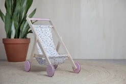 Little Dutch Poppenbuggy Spring Flowers -Speelwereld Winkel poppenbuggy little dutch pink flowers 2