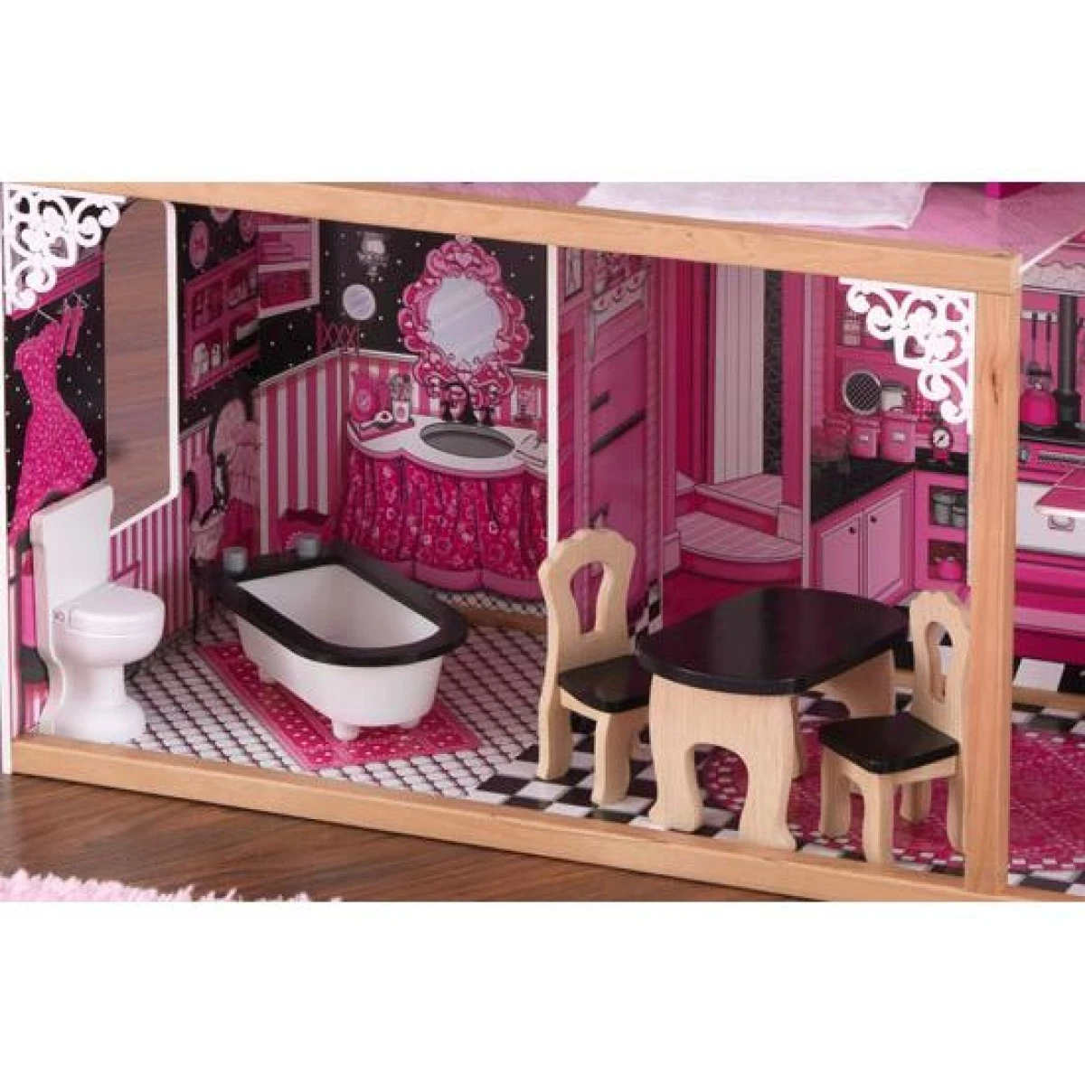 Poppenhuis Barbiehuis Amelia 7 Poppenhuis Barbiehuis Amelia - Afbeelding 5
