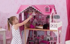 Poppenhuis Barbiehuis Amelia 14 Poppenhuis Barbiehuis Amelia -Speelwereld Winkel poppenhuis barbiehuis kidkraft 65093 amelia 4
