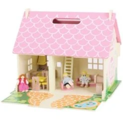 Poppenhuis Blossom Cottage -Speelwereld Winkel poppenhuis blossom cottage bigjigs jt123 2