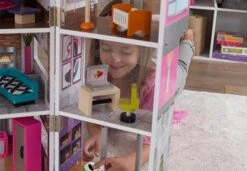 Poppenhuis Modern Deluxe Herenhuis -Speelwereld Winkel poppenhuis kidkraft 65883 modern deluxe herenhuis 4