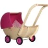 Poppenwagen Met Kap V. Dijktoys Rose -Speelwereld Winkel poppenwagen met kap rose v.dijktoys scaled 1