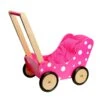 Poppenwagen Simply For Kids Stippen Rose -Speelwereld Winkel poppenwagen simply for kids stippen rose