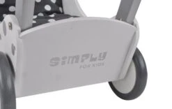Poppenwagen Simply For Kids Stippen Wit -Speelwereld Winkel poppenwagen simply for kids stippen wit 3