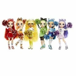Rainbow High Cheerleader Modepop Jade Hunter 11 Rainbow High Cheerleader Modepop Jade Hunter -Speelwereld Winkel rainbow high fashion cheer doll