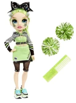 Rainbow High Cheerleader Modepop Jade Hunter 9 Rainbow High Cheerleader Modepop Jade Hunter -Speelwereld Winkel rainbow high fashion cheer doll jade hunter 2