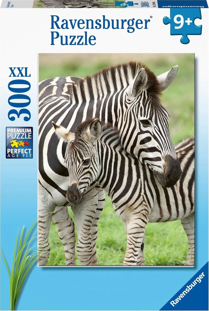 Ravensburger 129485 Legpuzzel 300 XXL Puzzel Zebra Liefde 3 Ravensburger 129485 Legpuzzel 300 XXL Puzzel Zebra Liefde