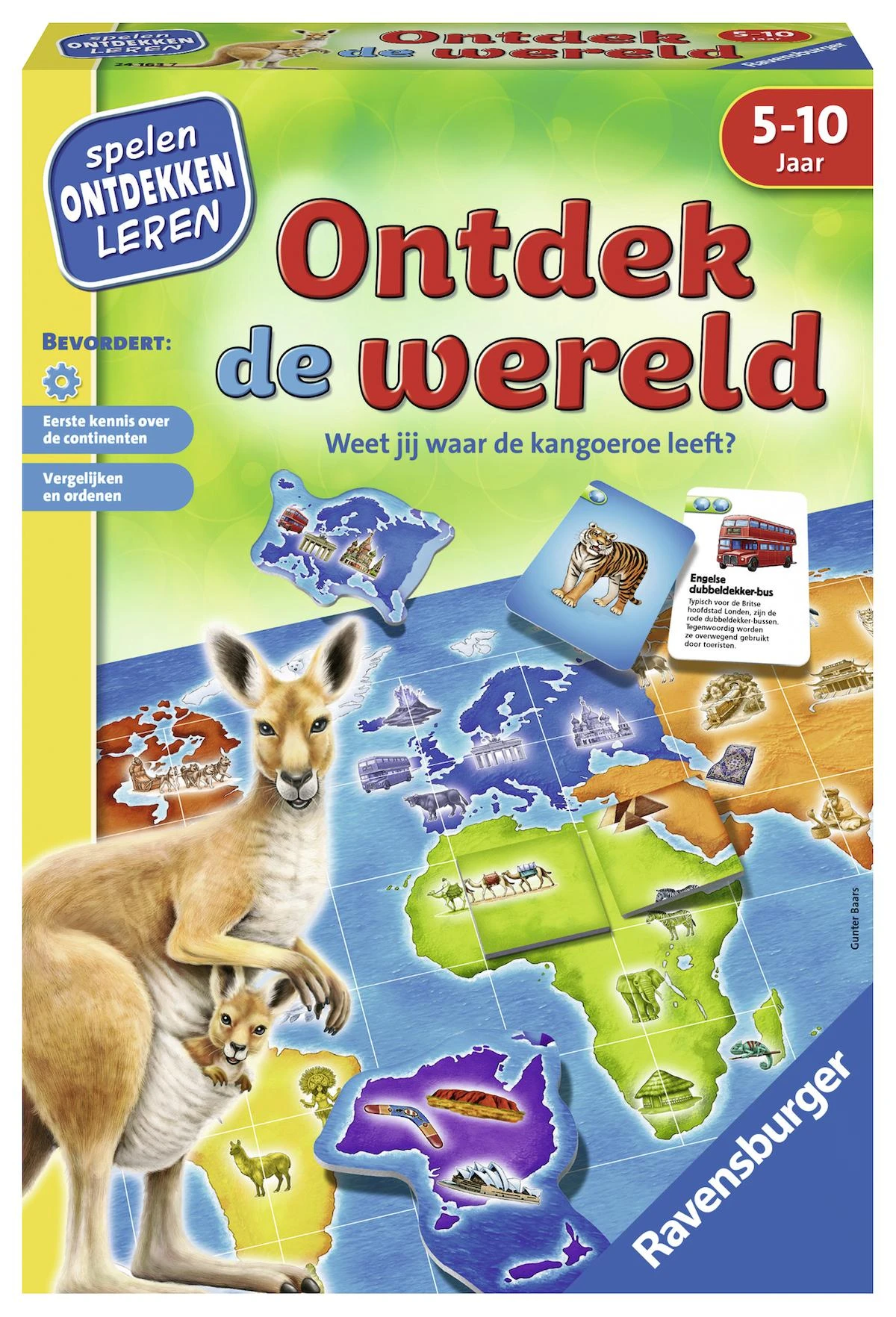 Ontdek De Wereld Kinderspel Ravensburger Spellen 5 Ontdek De Wereld Kinderspel Ravensburger Spellen - Afbeelding 3