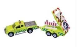 Pickup Rijkswaterstaat Met Bebakeningstrailer 9 Pickup Rijkswaterstaat Met Bebakeningstrailer -Speelwereld Winkel rijkswaterstaat auto bebakening met licht kidsglobe 1 1